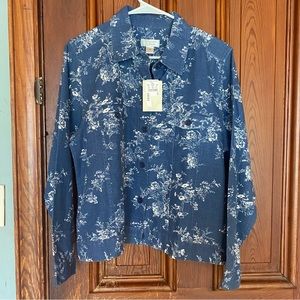 NWT 2000s Christopher & Banks Western Picket Shirt